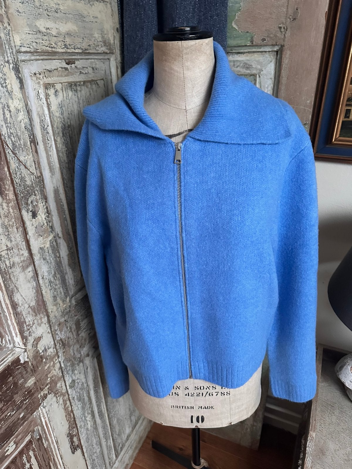 Blauwe Zara trui XL izgs, Ophalen of Verzenden, Zo goed als nieuw, Maat 46/48 (XL) of groter, Blauw