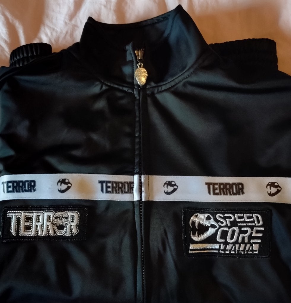 Speedcore Italia Terror Trainingsjas - Maat M, Zwart, Ophalen of Verzenden, Zo goed als nieuw, SCI