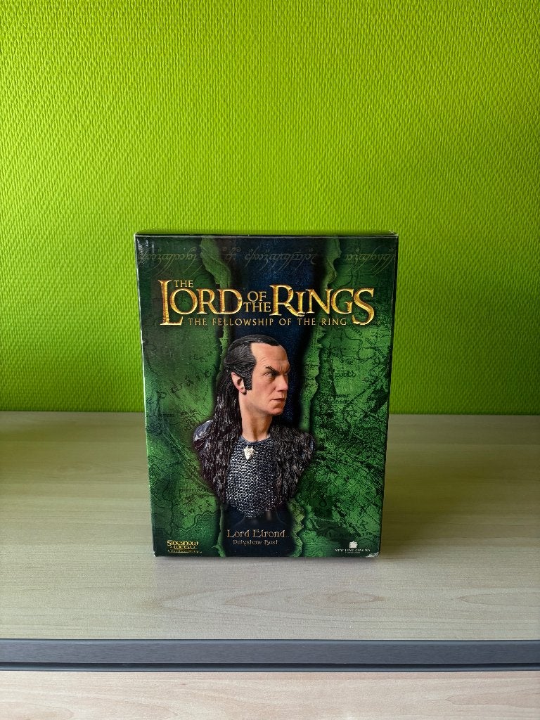 Lord Elrond Polystone Buste - Sideshow Weta(Limited Edition), Verzamelen, Lord of the Rings, Ophalen of Verzenden, Nieuw, Beeldje of Buste