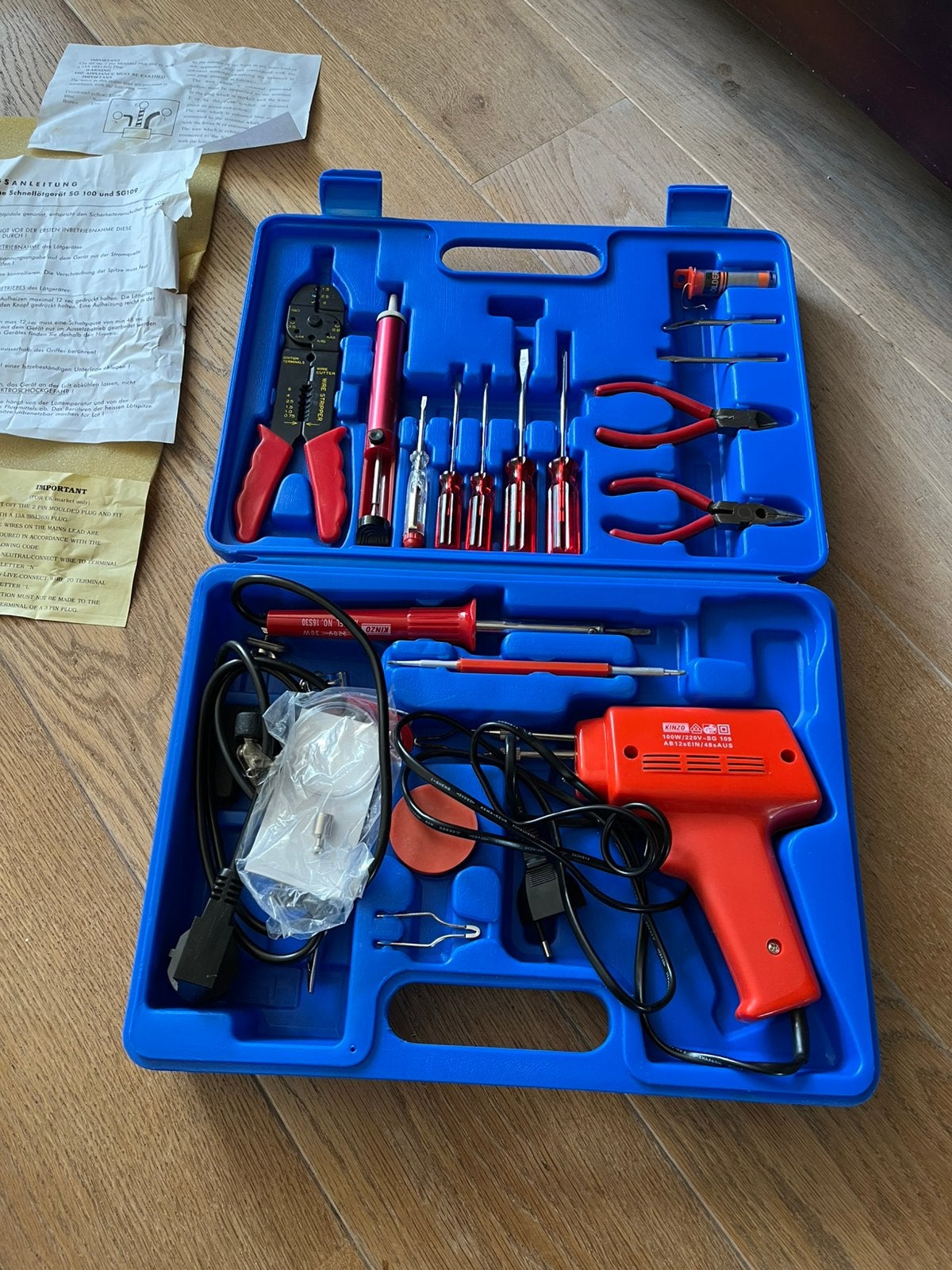 Soldeerset Kinzo, Doe-het-zelf en Verbouw, Ophalen, Zo goed als nieuw