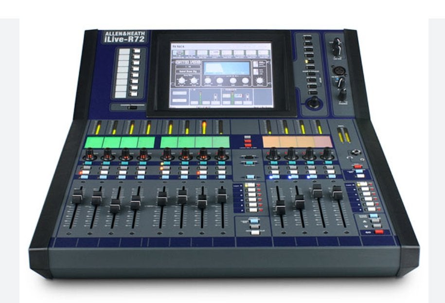 Allen and Heath R 72 - IDR 32 en A&H MADI CARD, Muziek en Instrumenten, Mengpanelen, Ophalen, Gebruikt, 20 kanalen of meer, Microfooningang
