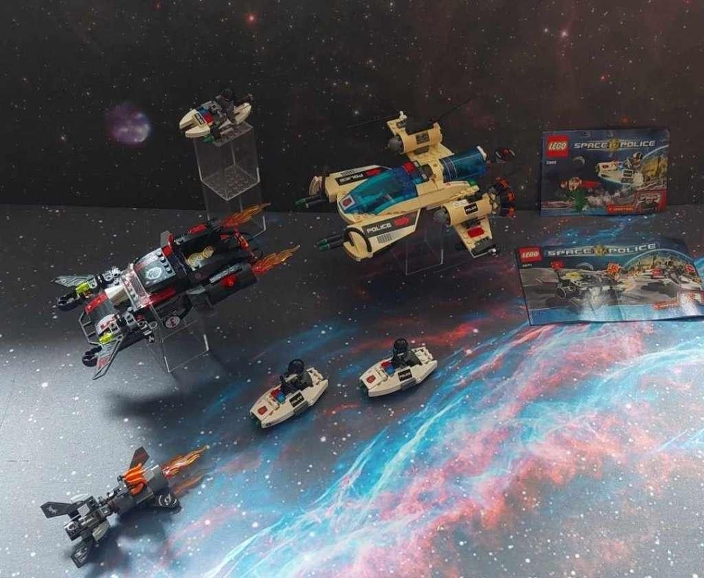lego space police achtervolging, Lego, Ophalen of Verzenden, Zo goed als nieuw, Space