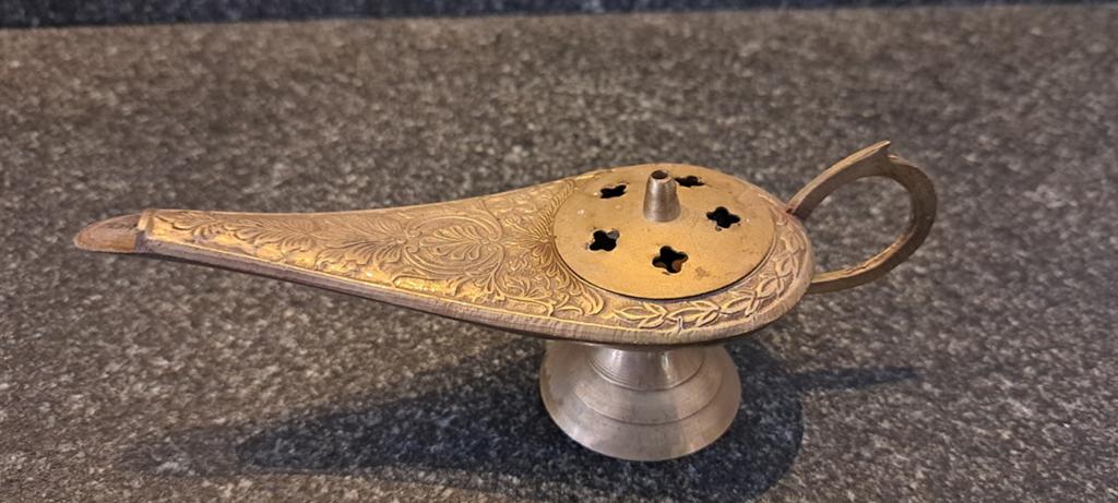 Vintage Aladdin Wonderlamp - Decoratieve Oliebrander, Ophalen of Verzenden