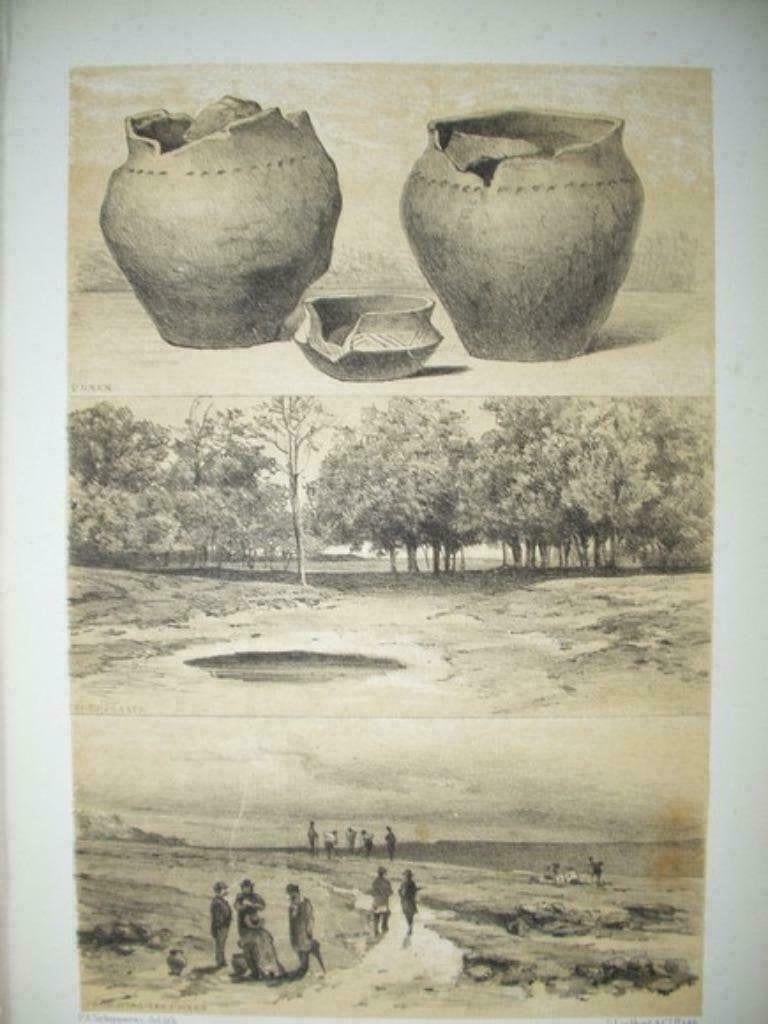 65 / Urnen en opgravingen Legerplaats Litho 1876, Ophalen of Verzenden