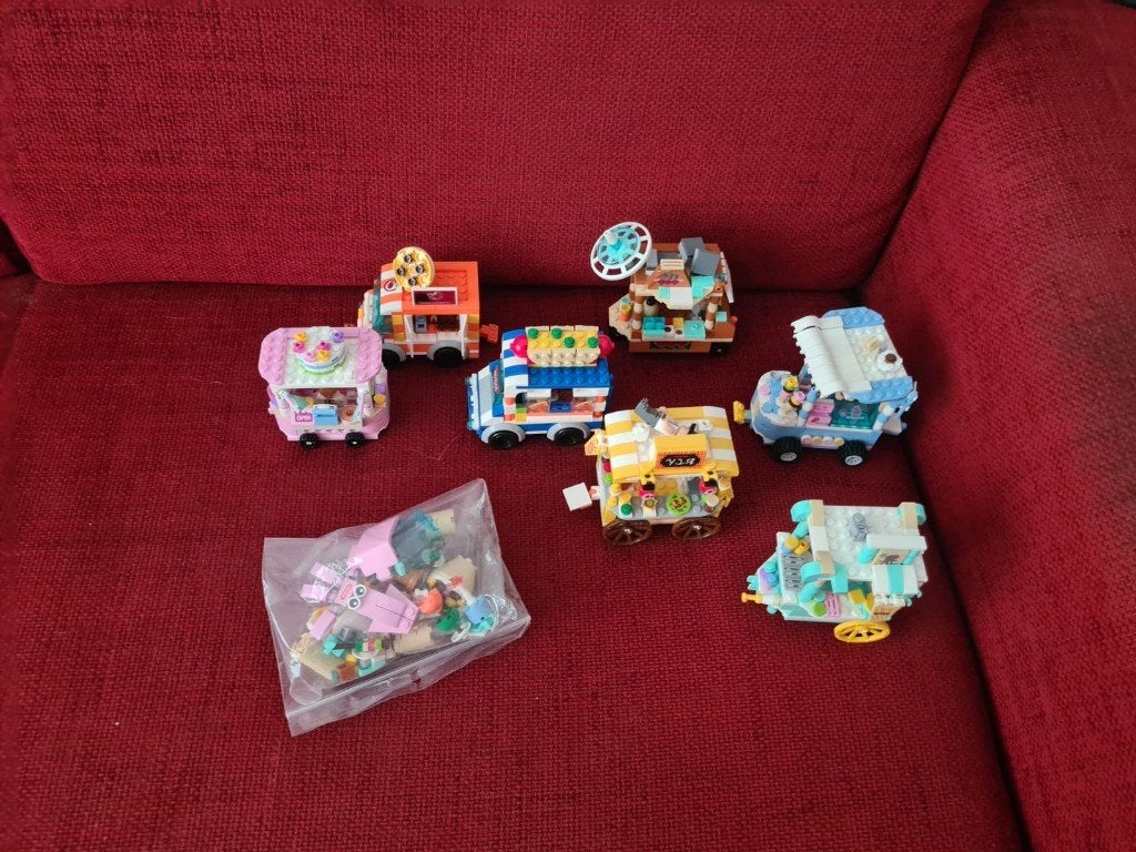 Bouwstenen auto's GEEN LEGO, Ophalen