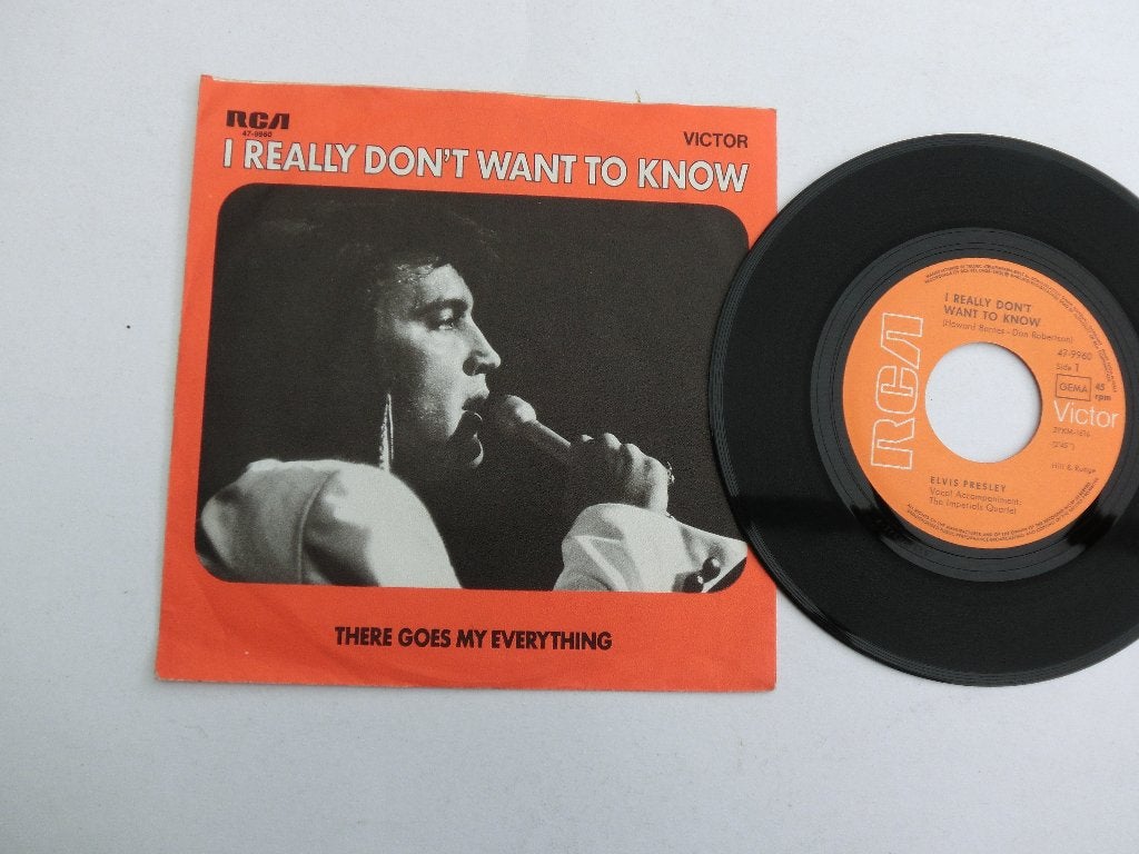Elvis Presley  I really don't want to know, 7 inch, Single, Ophalen of Verzenden, Zo goed als nieuw