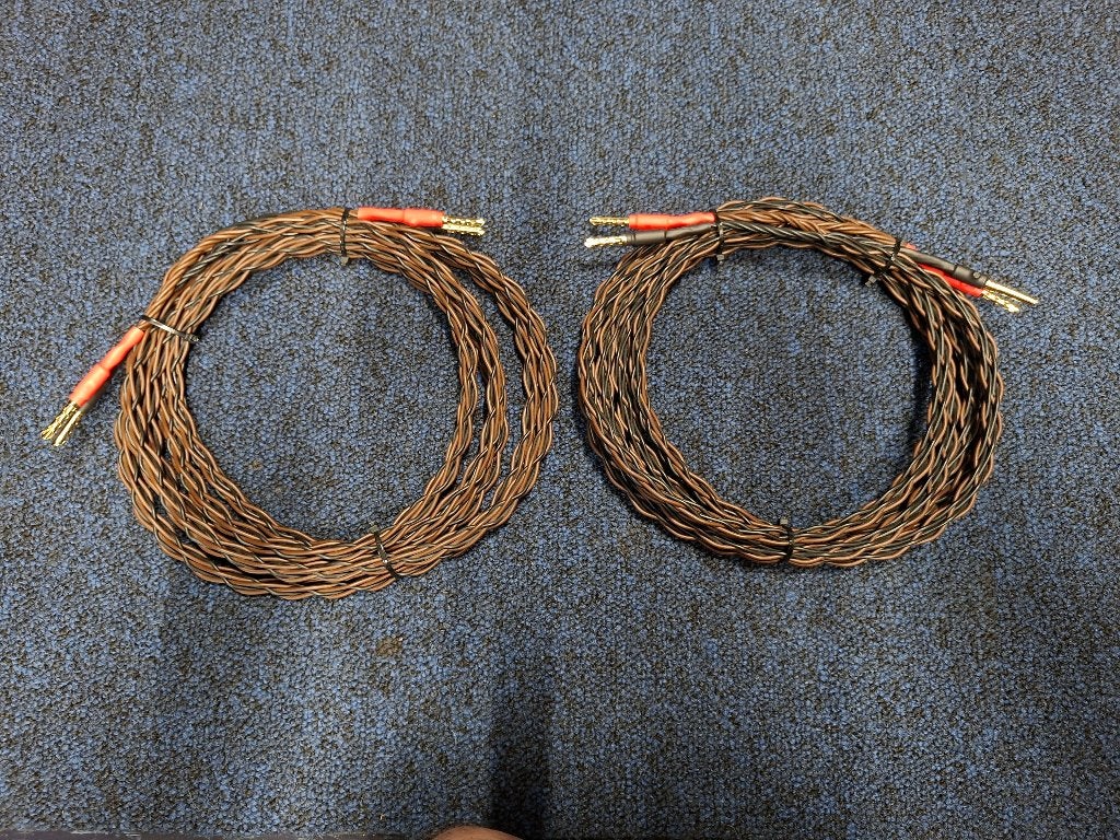 2 x 3,00 meter Kimber Kable 4PR Luidsprekerkabels, Ophalen of Verzenden, Zo goed als nieuw, 2 tot 5 meter, Luidsprekerkabel