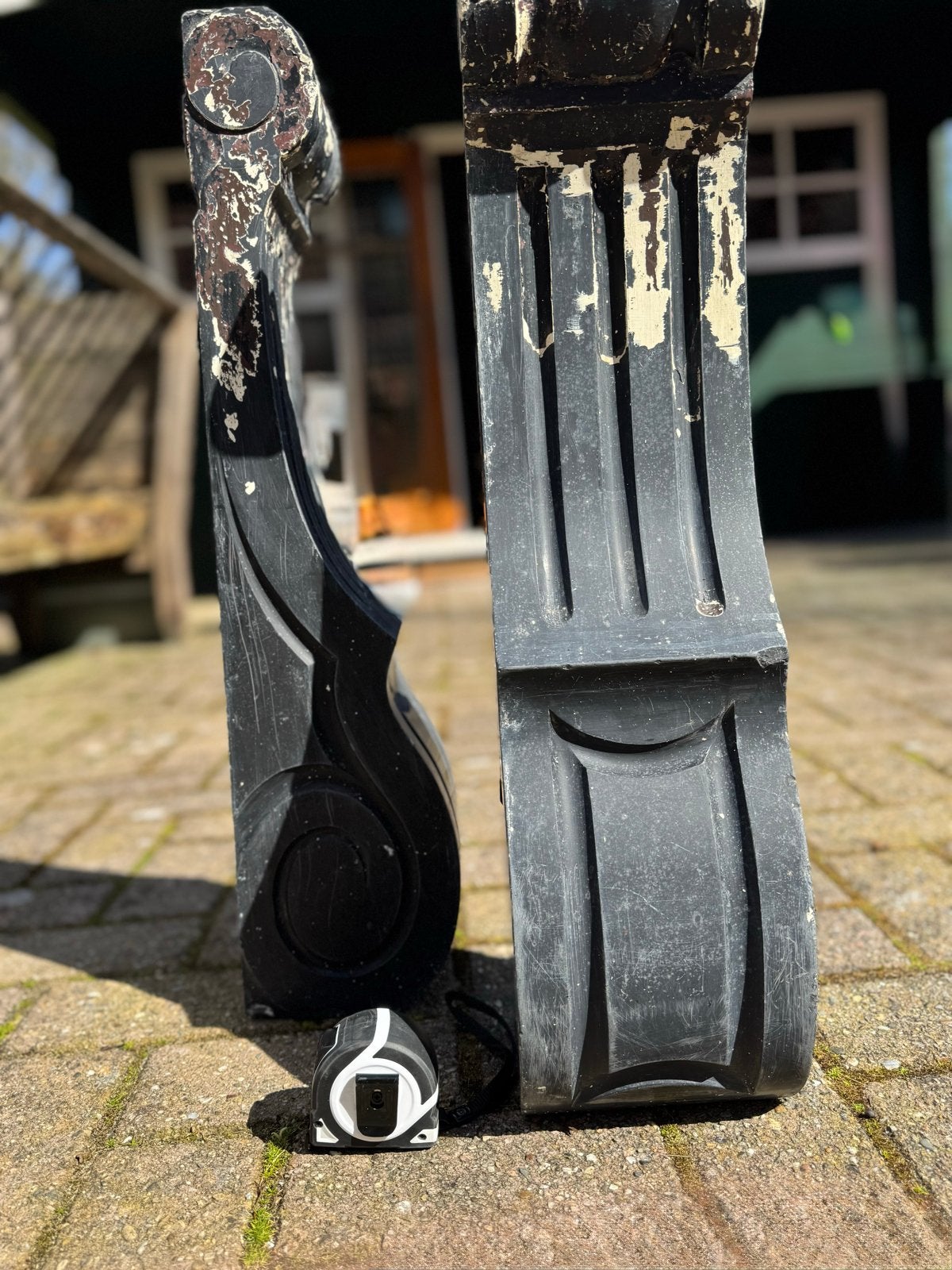 Decoratieve Gevel Ornamenten van Belgisch Hardsteen, Ophalen