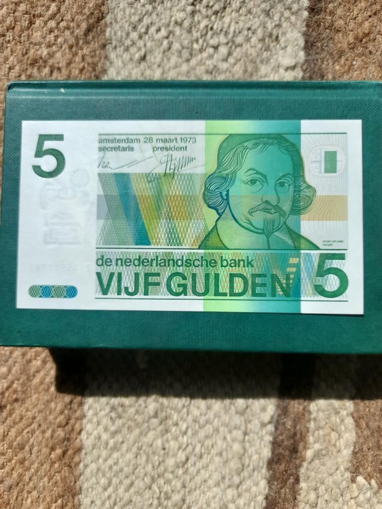 5 gulden vondel 1973, Ophalen of Verzenden, 5 gulden
