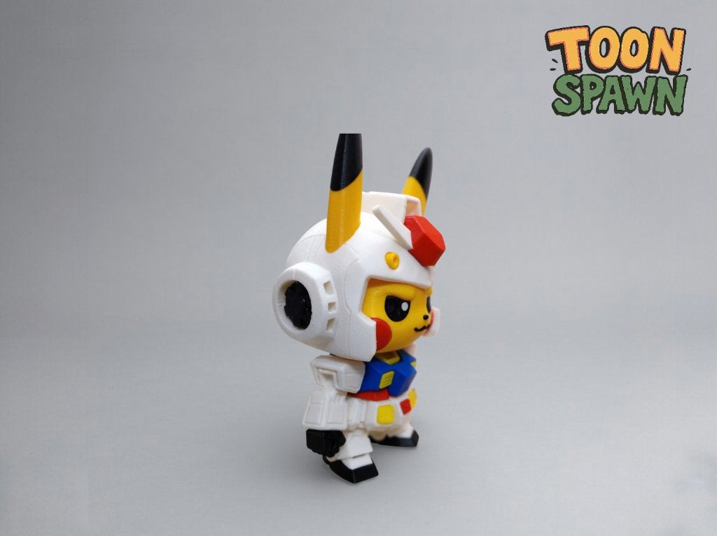 Pikachu x RX‑78‑2 – Gundam Mash‑up Figuur – 25 cm, Ophalen of Verzenden, Nieuw, Overige typen