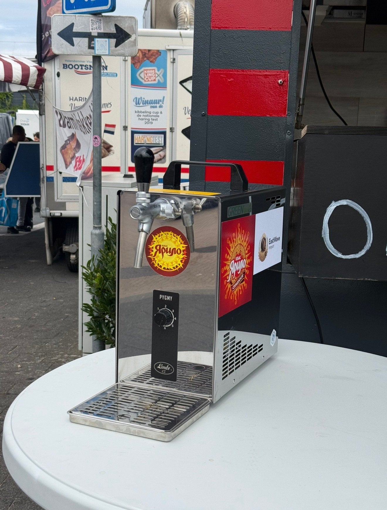Lindr Pygmy 25 Greenline biertap compleet + CO2, Witgoed en Apparatuur, Ophalen of Verzenden, Zo goed als nieuw, Overige merken