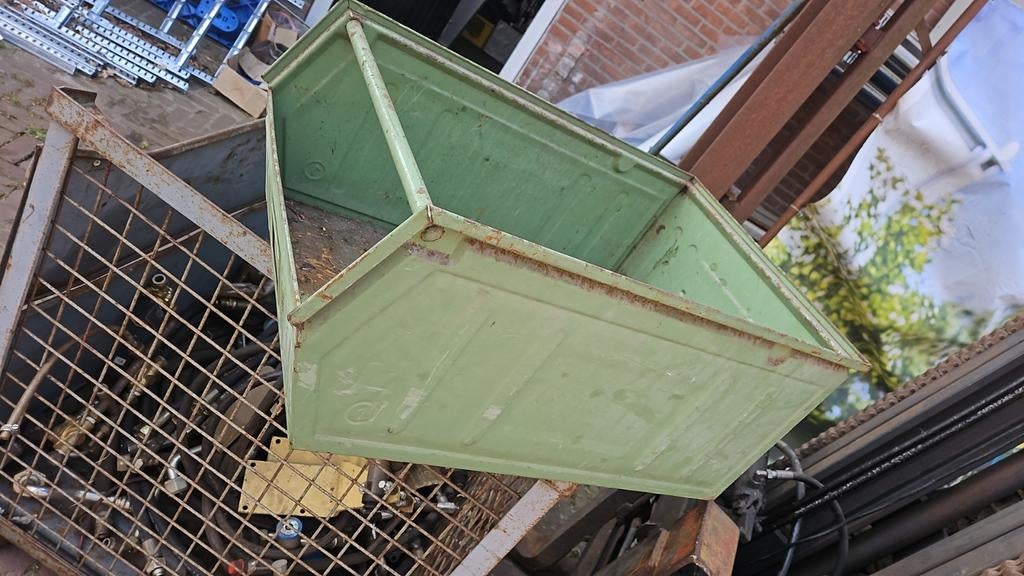 Grote stalen magazijnbak, Doe-het-zelf en Verbouw, Kratten en Dozen, Doos, 100 cm of meer, 60 cm of meer, Ophalen of Verzenden
