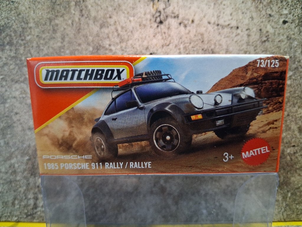 1985 Porsche 911 Rally van Matchbox, Ophalen, Nieuw, Auto