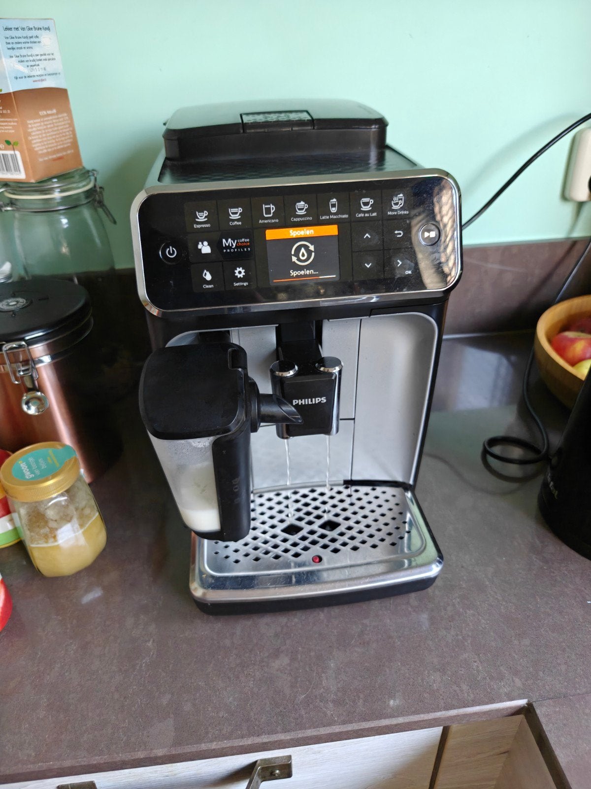 Philips EP4346/70 4300 Series LatteGo espressomachine, Witgoed en Apparatuur, Ophalen, Espresso apparaat