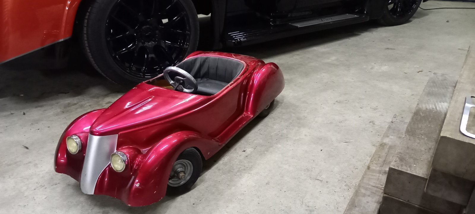 Vintage Trapauto Hot Rod Ford roadster 36, Ophalen, Gebruikt, Trapvoertuig