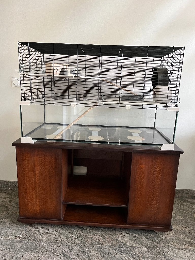 Ferplast Karat 100 Hamsterkooi / terrarium, Dieren en Toebehoren, Knaagdieren en Konijnen | Hokken en Kooien, Ophalen, Kooi, 110 cm of meer