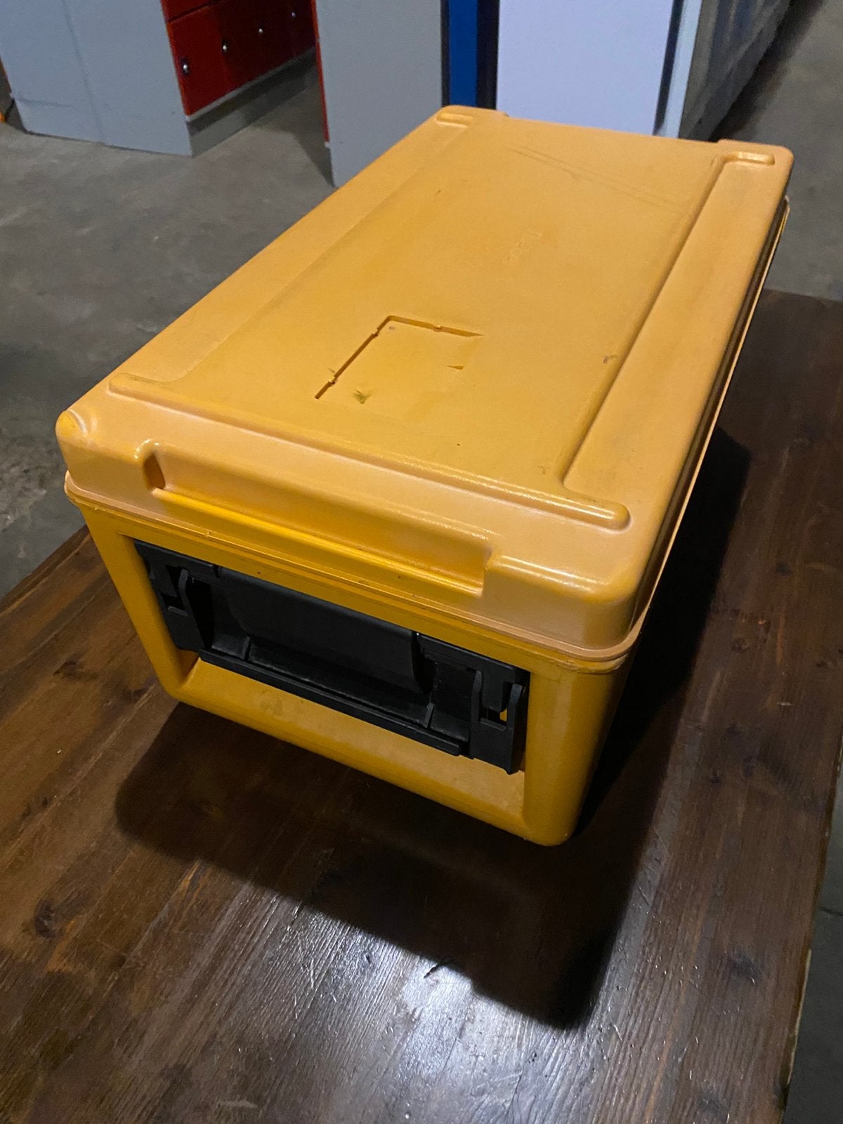 Thermoboxen rieber 230 volt kleur geel thermobox warmhoudbox, Ophalen, Gebruikt, Vrijstaand