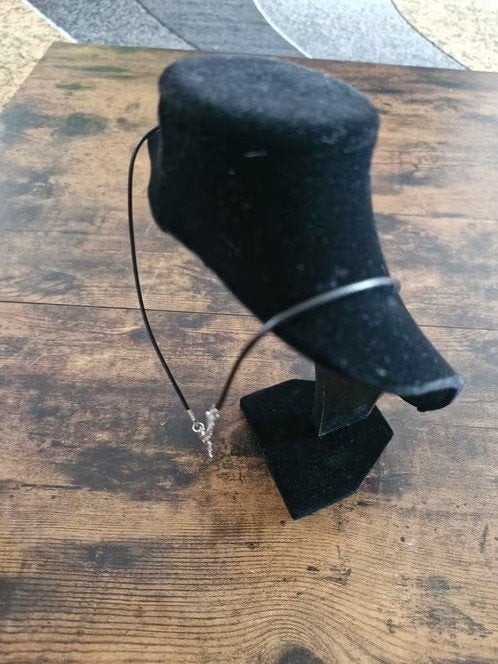 Ketting Met donkergroen stenen hart h3, Sieraden, Tassen en Uiterlijk, Kettingen, Verstelbaar, Onbekend, Nieuw, Ophalen of Verzenden