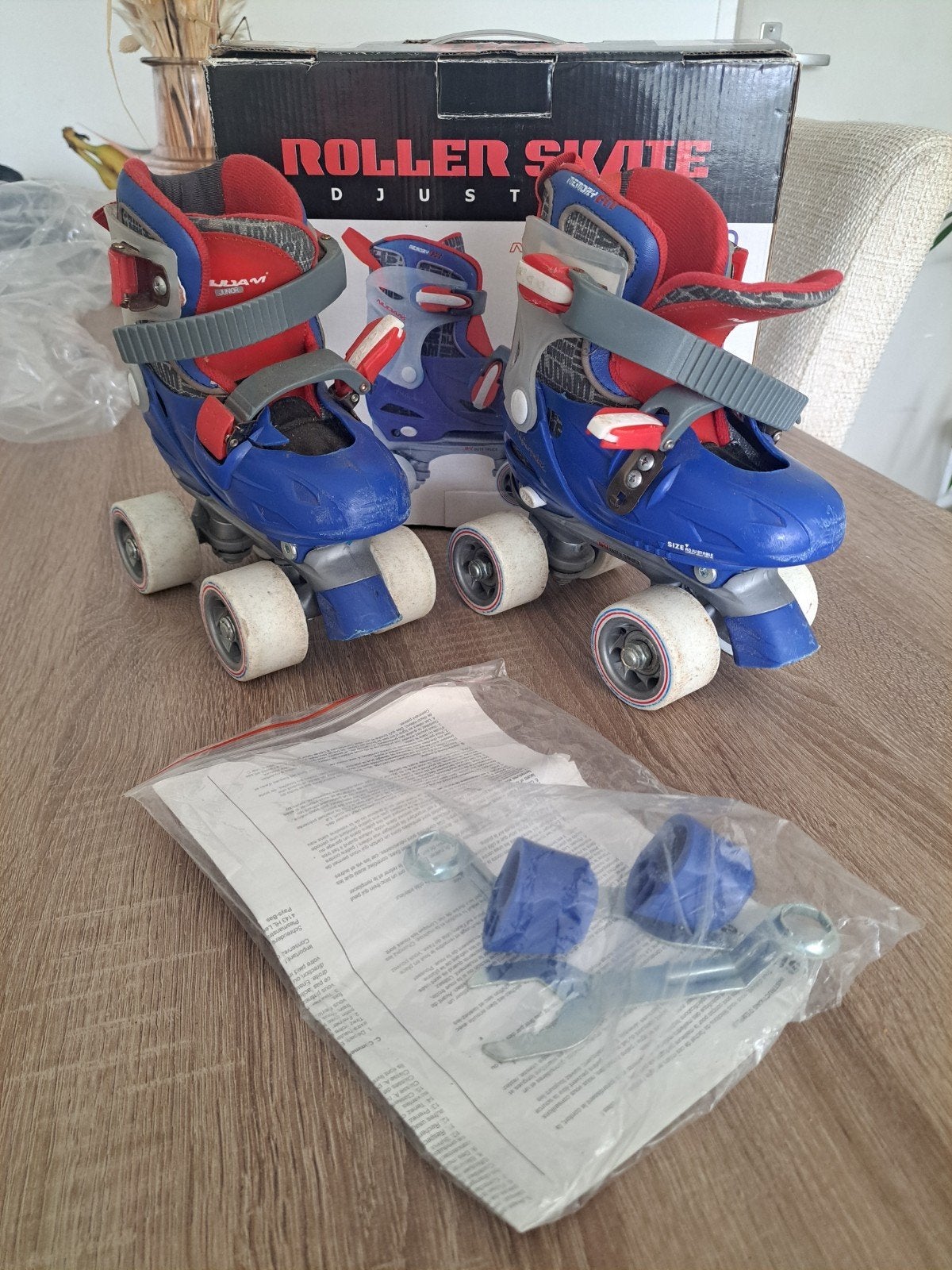 Nijdam Verstelbare Roller Skates Maat 27-30, Ophalen of Verzenden, Verstelbaar, Gebruikt, Kinderen