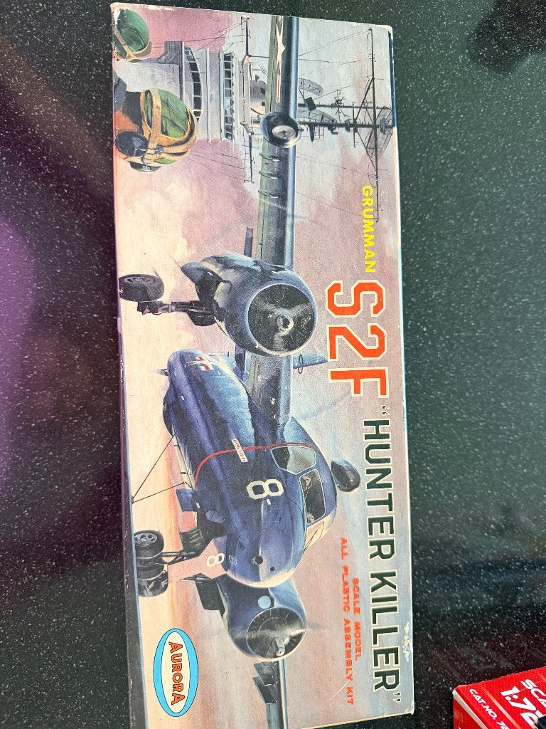 Aurora Grumman S2F "Hunter Killer" – Vintage – 1:72, Hobby en Vrije tijd, Modelbouw | Vliegtuigen en Helikopters, Overige merken