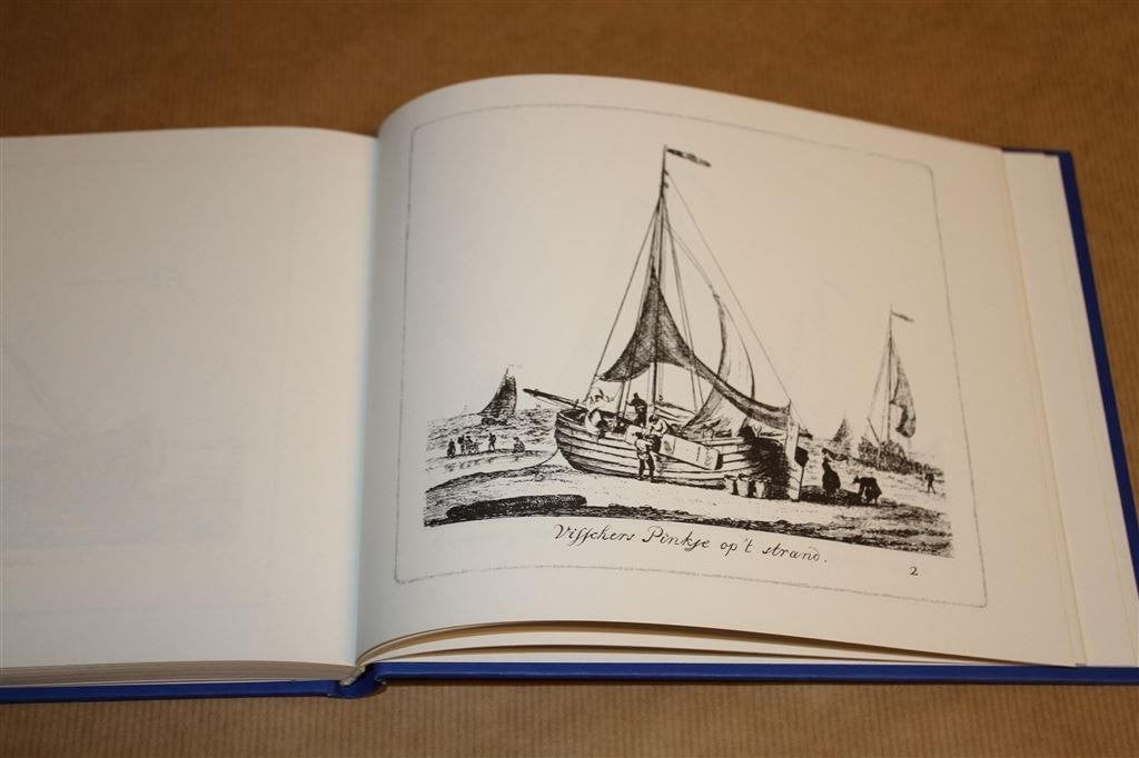 Verzameling 84 Hollandse schepen. Getekend en in koper., Verzenden, N.v.t., N.v.t., Zo goed als nieuw