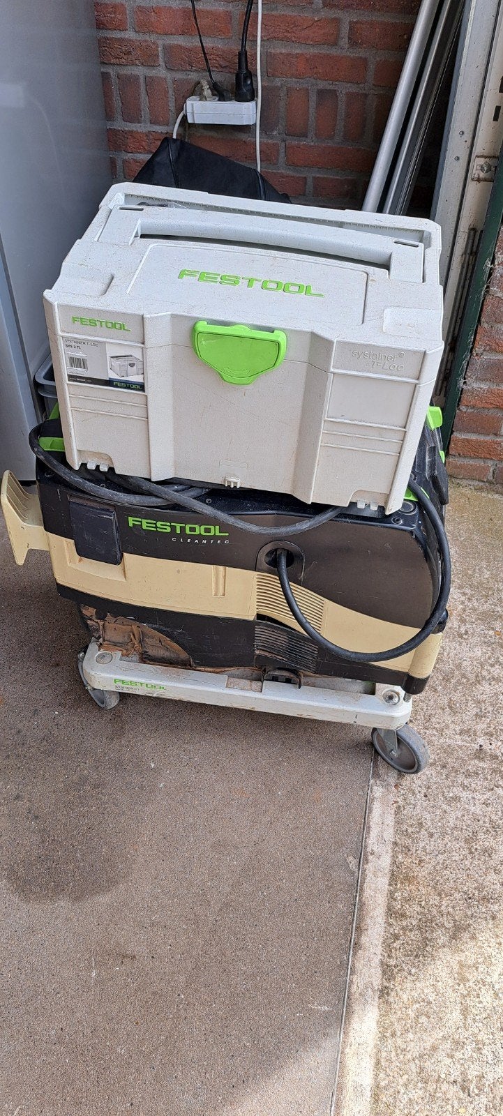 Festool CT 22 E bouwstofzuiger met Systainer, Ophalen of Verzenden, Gebruikt, Waterstofzuiger