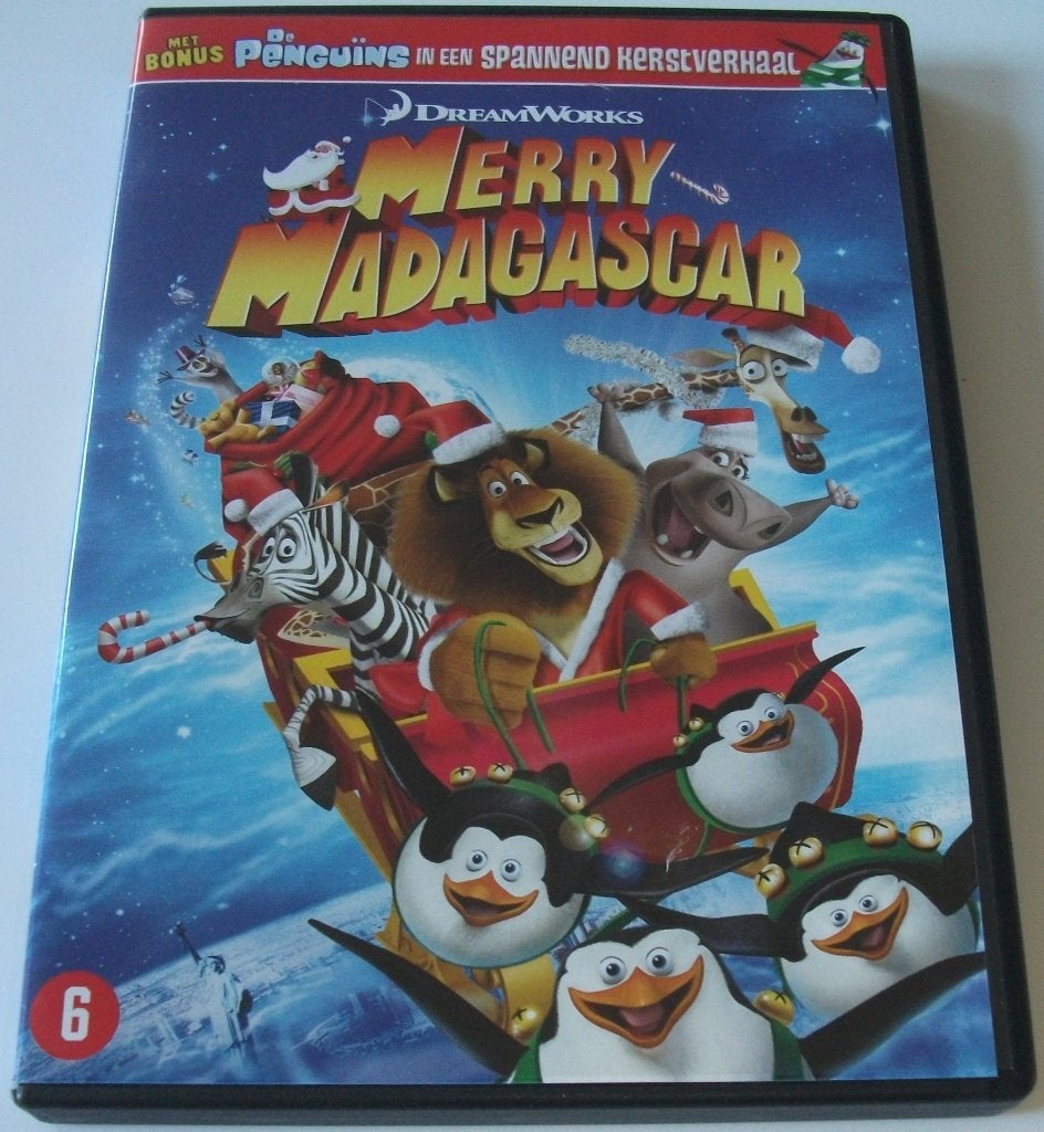 Dvd *** MADAGASCAR *** Merry Madagascar, Avontuur, Nederlands, Ophalen of Verzenden, Zo goed als nieuw