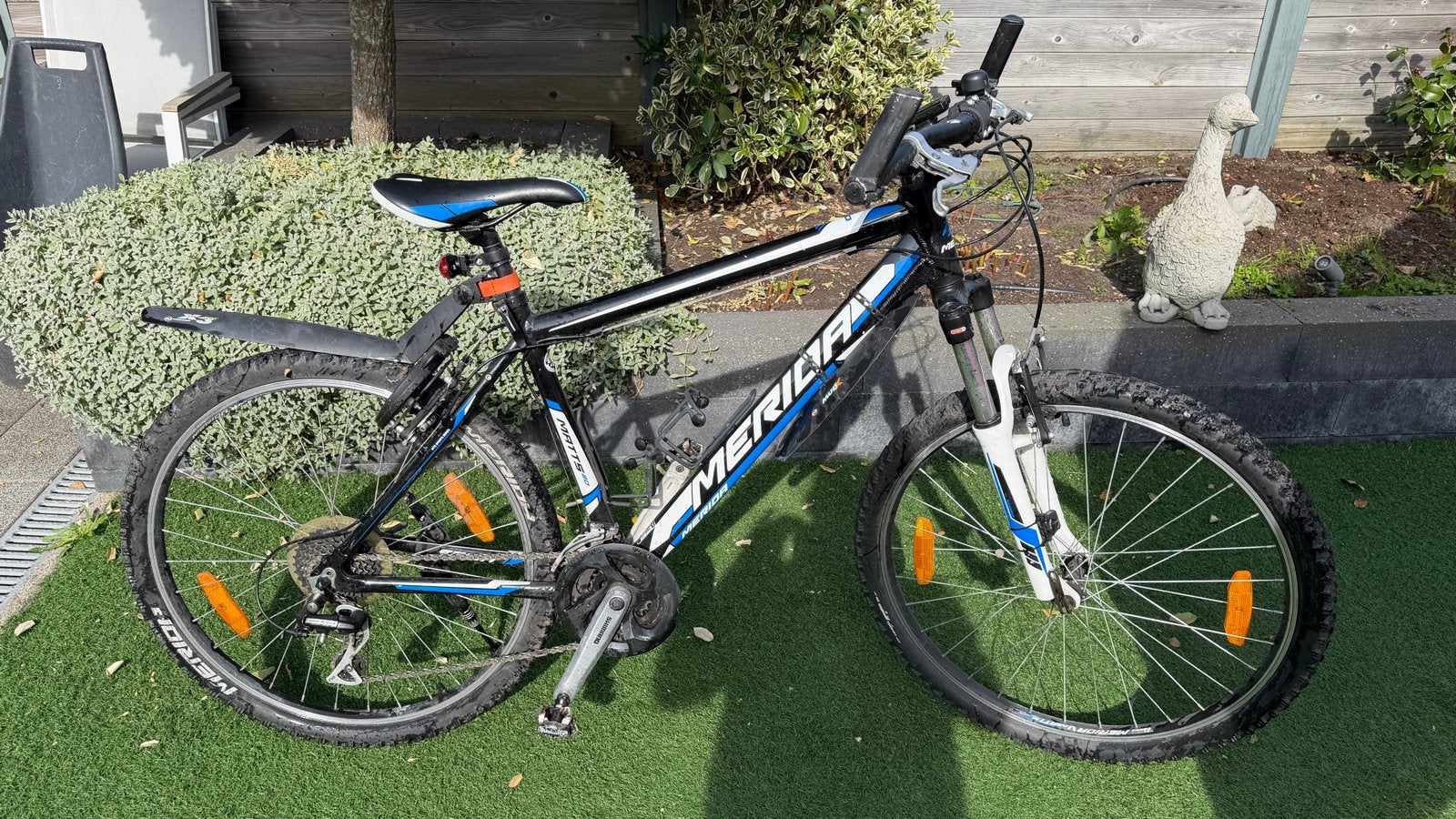 Merida kinder Mountainbike Mats 20 - Zwart/Blauw - Gebruikt, Ophalen, Gebruikt, Hardtail, Heren