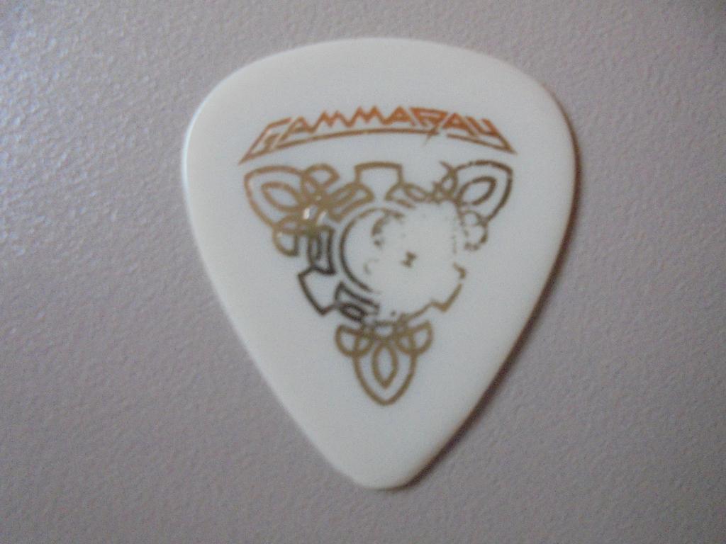 GAMMA RAY plectrum (helloween blind guardian), Ophalen of Verzenden, Gebruikt, Instrument of Toebehoren