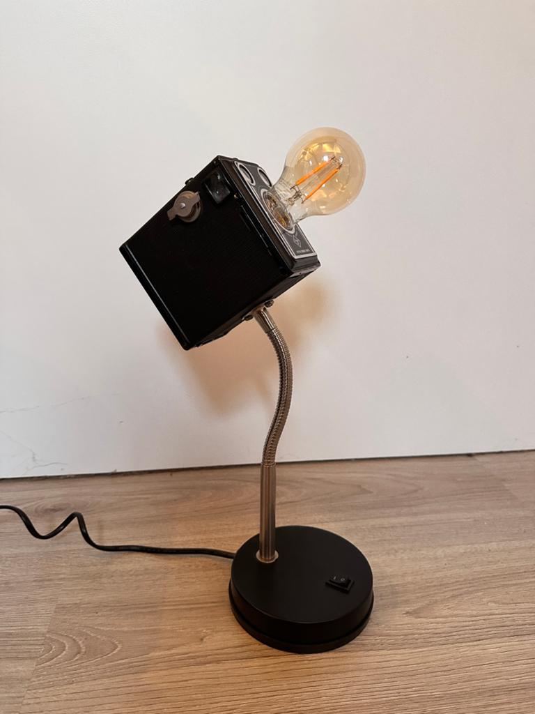 Cameralamp op flexibele poot, Ophalen of Verzenden, Gebruikt, Metaal