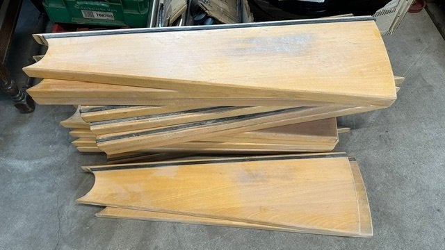 Beuken wentel Traptreden, Doe-het-zelf en Verbouw, Ophalen, Gebruikt, Trap, Minder dan 2 meter