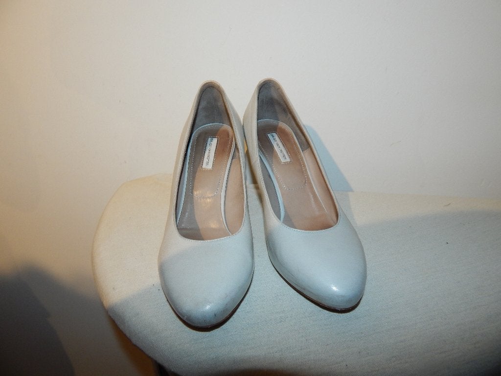 Dries van Noten leren pumps creme tint basis model 37, Verzenden, Zo goed als nieuw, Zwart, Sneakers of Gympen