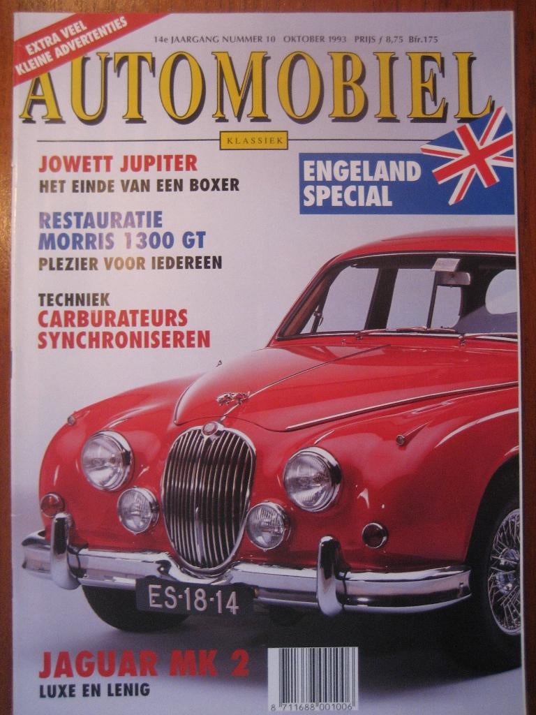 Het Automobiel 10 1993 Engeland Special Jaguar Mk 2, Morris, Ophalen of Verzenden, Nieuw, Overige merken
