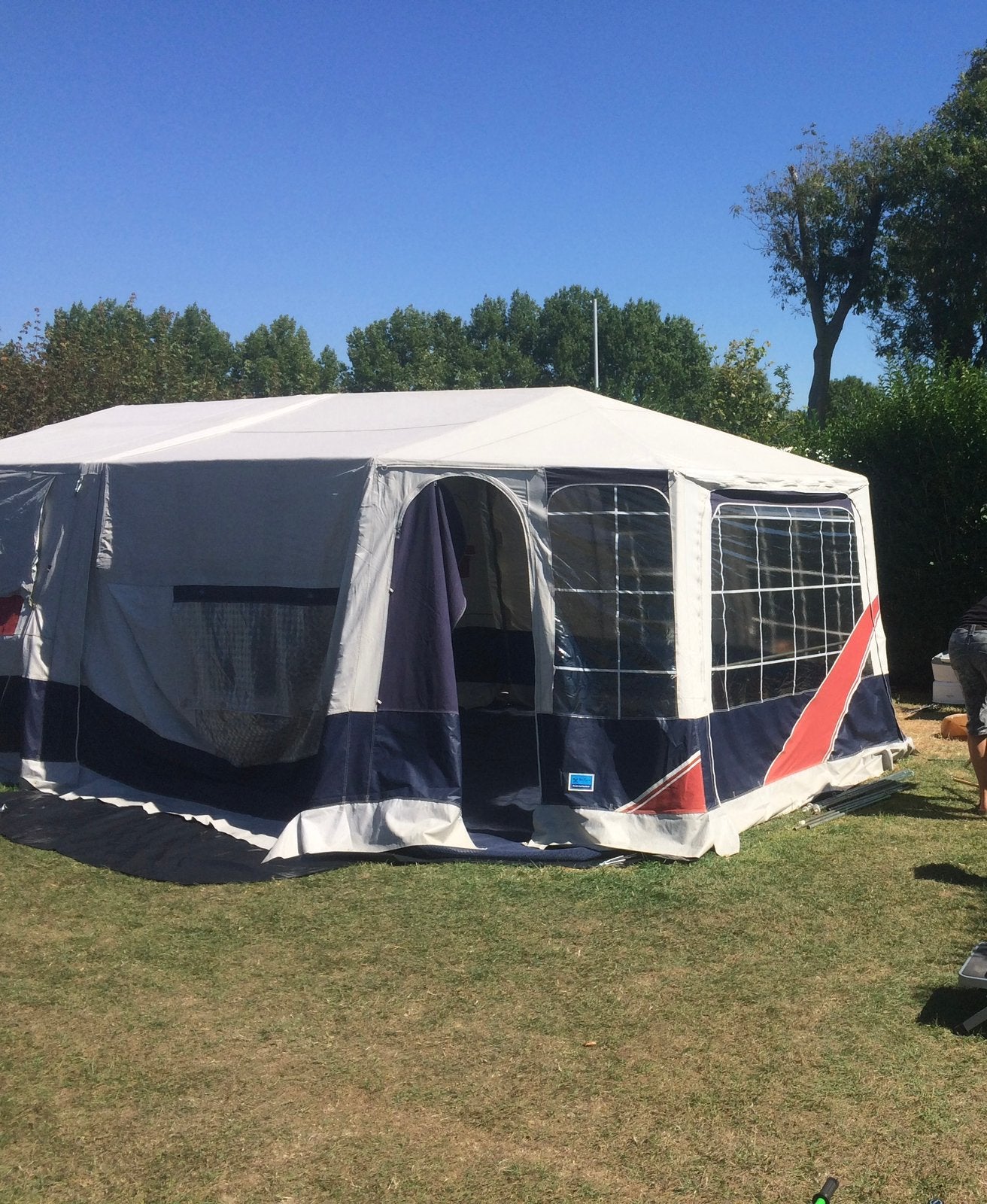 Jamet Montana vouwwagen, Caravans en Kamperen, Ophalen, Gebruikt
