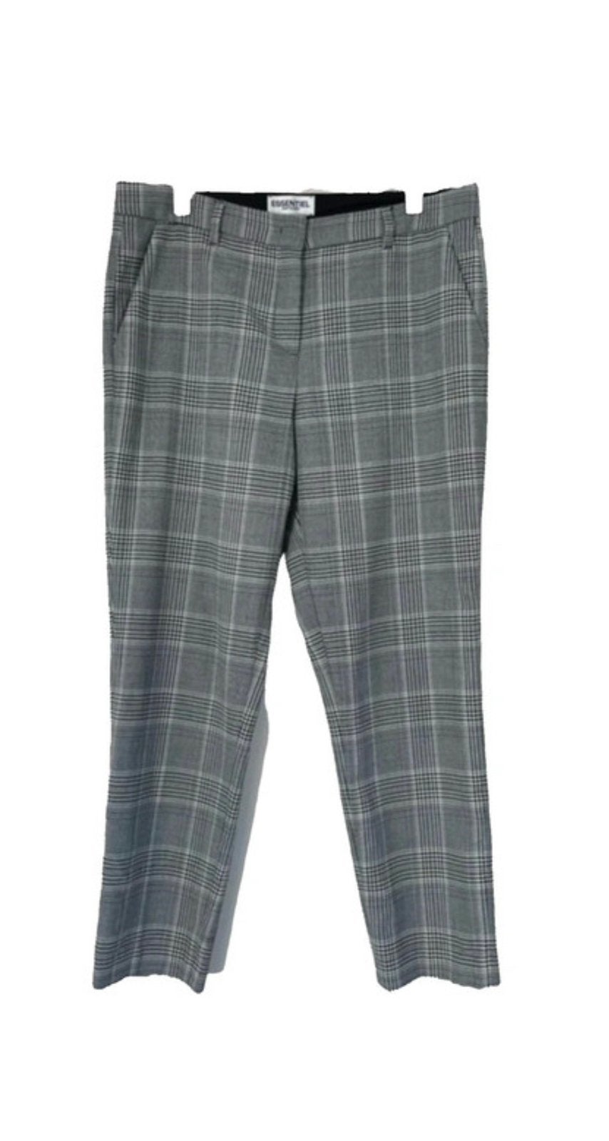 Essentiel Antwerp geruite chino broek 42, Maat 42/44 (L), Ophalen of Verzenden, Zo goed als nieuw, Driekwart