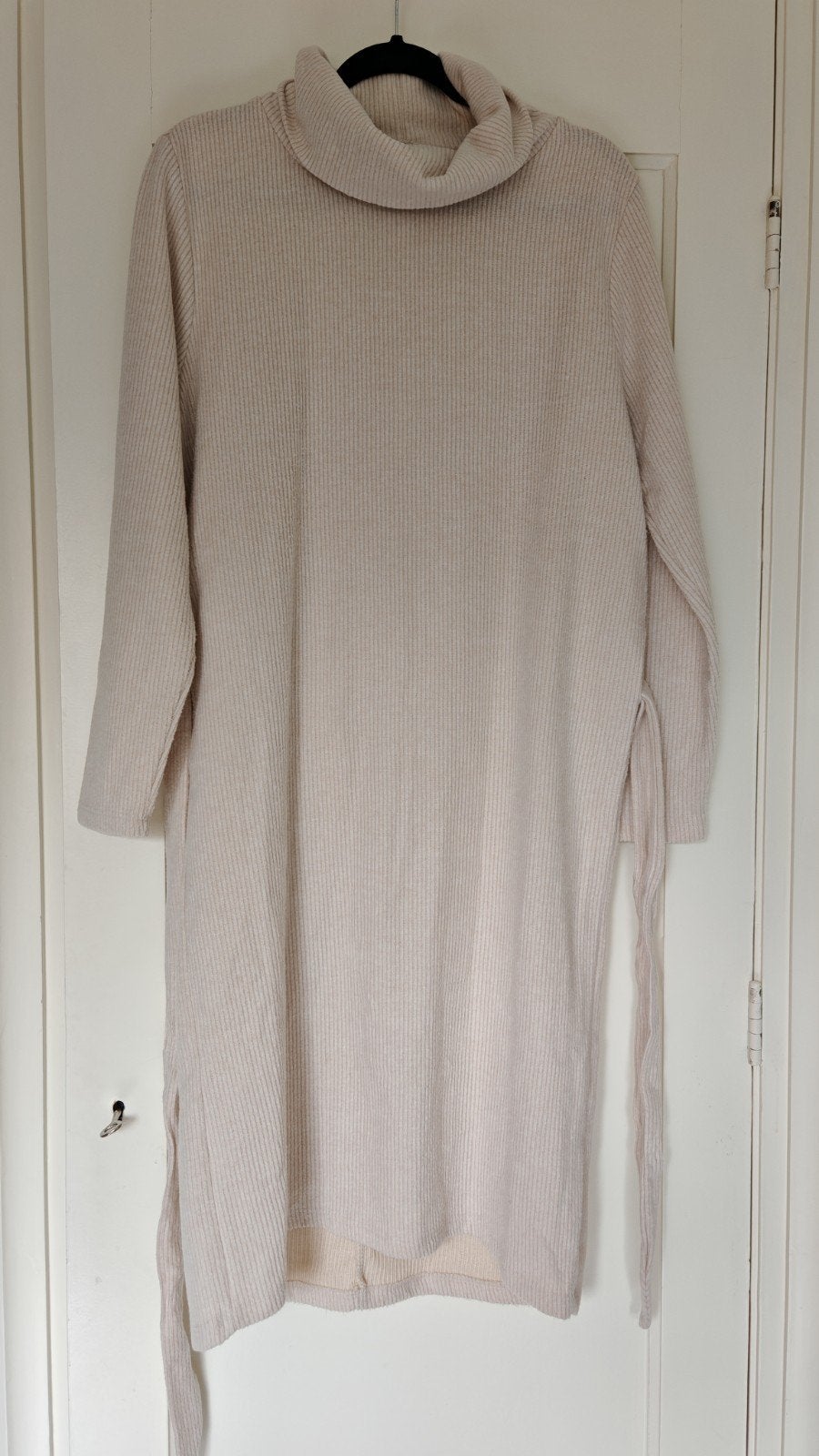 Crèmekleurige jurk met ceintuur, maat XL, Beige, Maat 46/48 (XL) of groter, Ophalen of Verzenden, Zo goed als nieuw