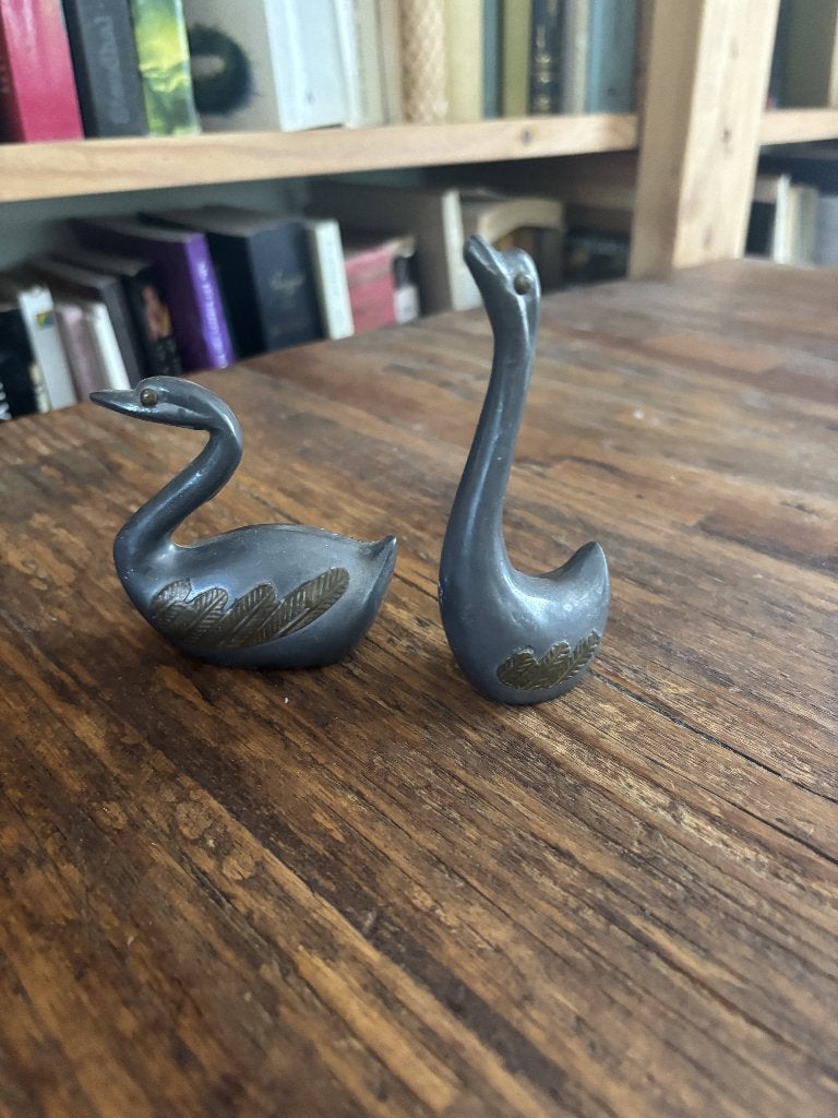 Antieke eendjes set, Ophalen