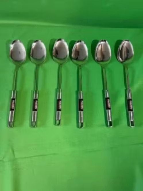 NIEUW! 6x “Maxsu” RVS serveerlepels, 36cm lang, €13,99, Ophalen of Verzenden, Nieuw, Rvs of Chroom, Los bestek