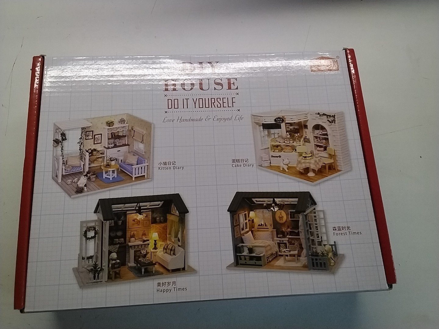 DIY Miniatuur Poppenhuis Kit - Kitten Diary, Ophalen of Verzenden, Nieuw, Groter dan 1:32