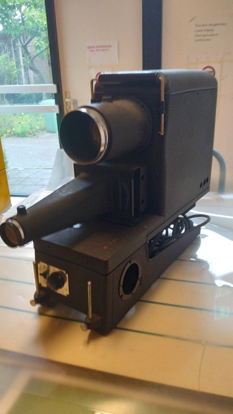 Vintage Bausch & Lomb Overheadprojector met koffer, Ophalen, Gebruikt