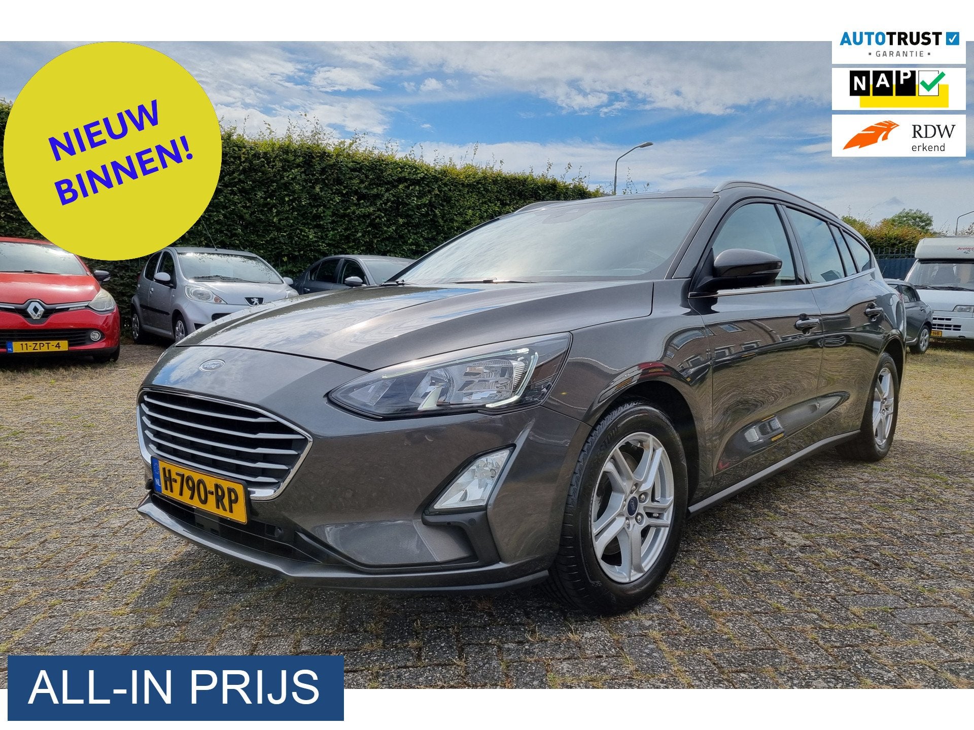 Ford FOCUS Wagon 1.0 EcoBoost Edition Business ✅DEALER OND, Stof, Gebruikt, Euro 6, Met garantie (alle)