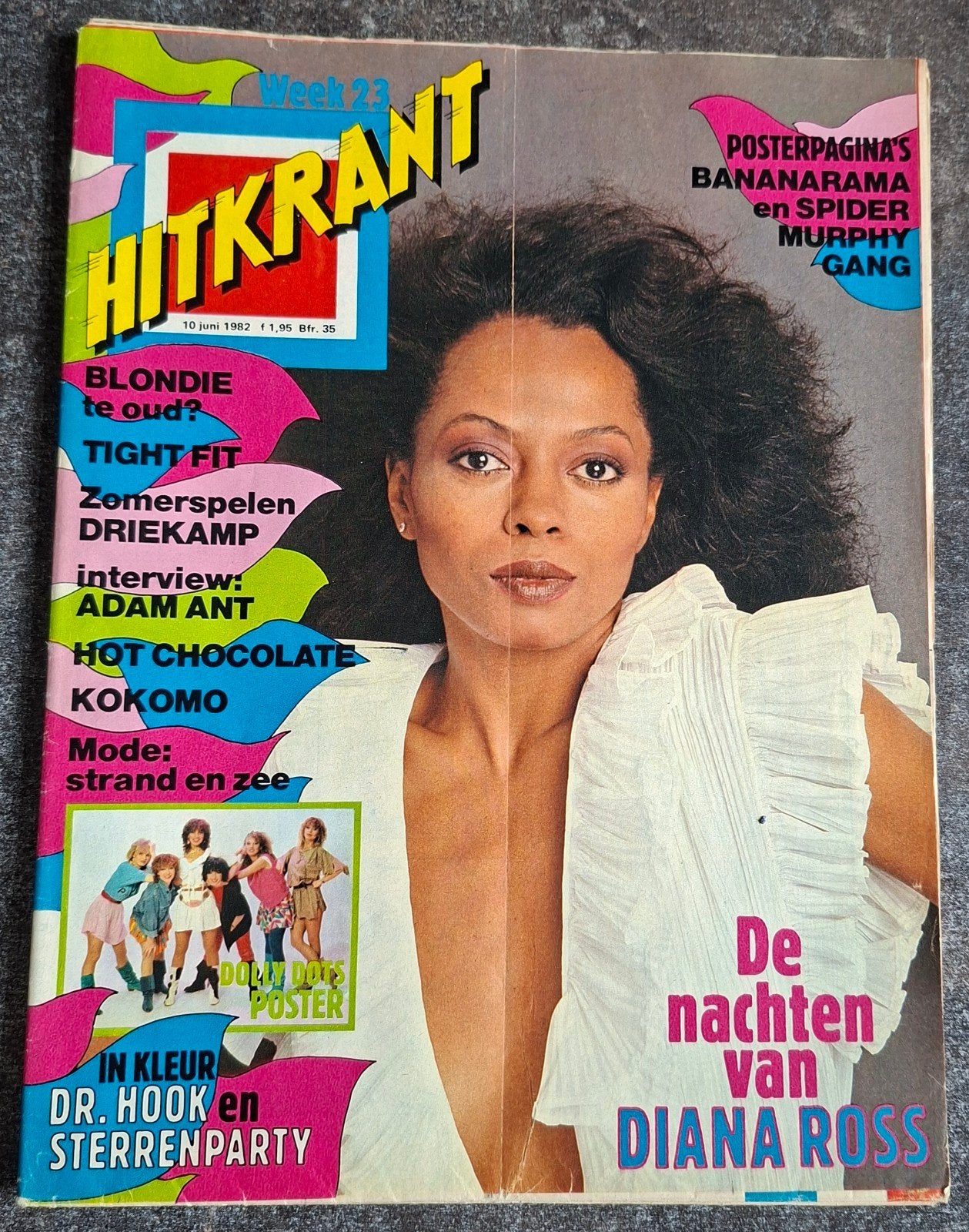 Hitkrant (Weekblad) nr 23 (10 Juni 1982) Compleet Vintage, Ophalen of Verzenden, 1980 tot heden, Tijdschrift