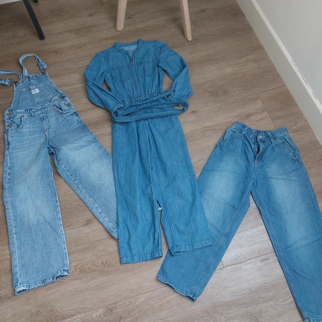 Groot kledingpakket ruim 30 st. voor meisjes (maat 128), Ophalen of Verzenden, Gebruikt, Maat 128