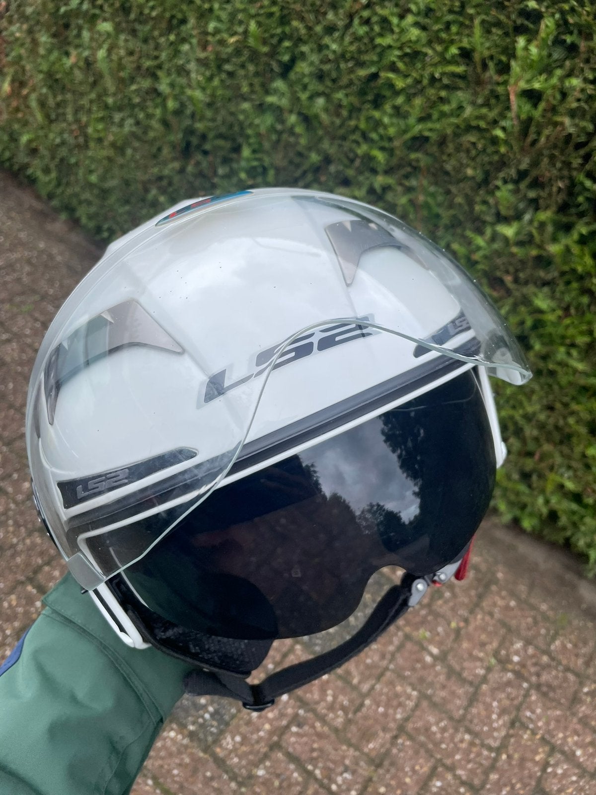 Ls2 scooter helm, Fietsen en Brommers, Ophalen of Verzenden, Zo goed als nieuw