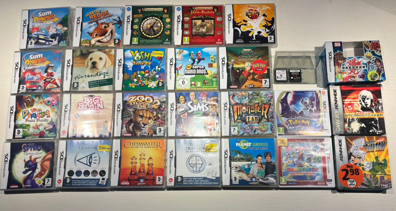 25+ Nintendo DS/3DS/GBA Spellen – Pokémon, Mario, Layton, Avontuur en Actie, 1 speler, Ophalen of Verzenden, Zo goed als nieuw