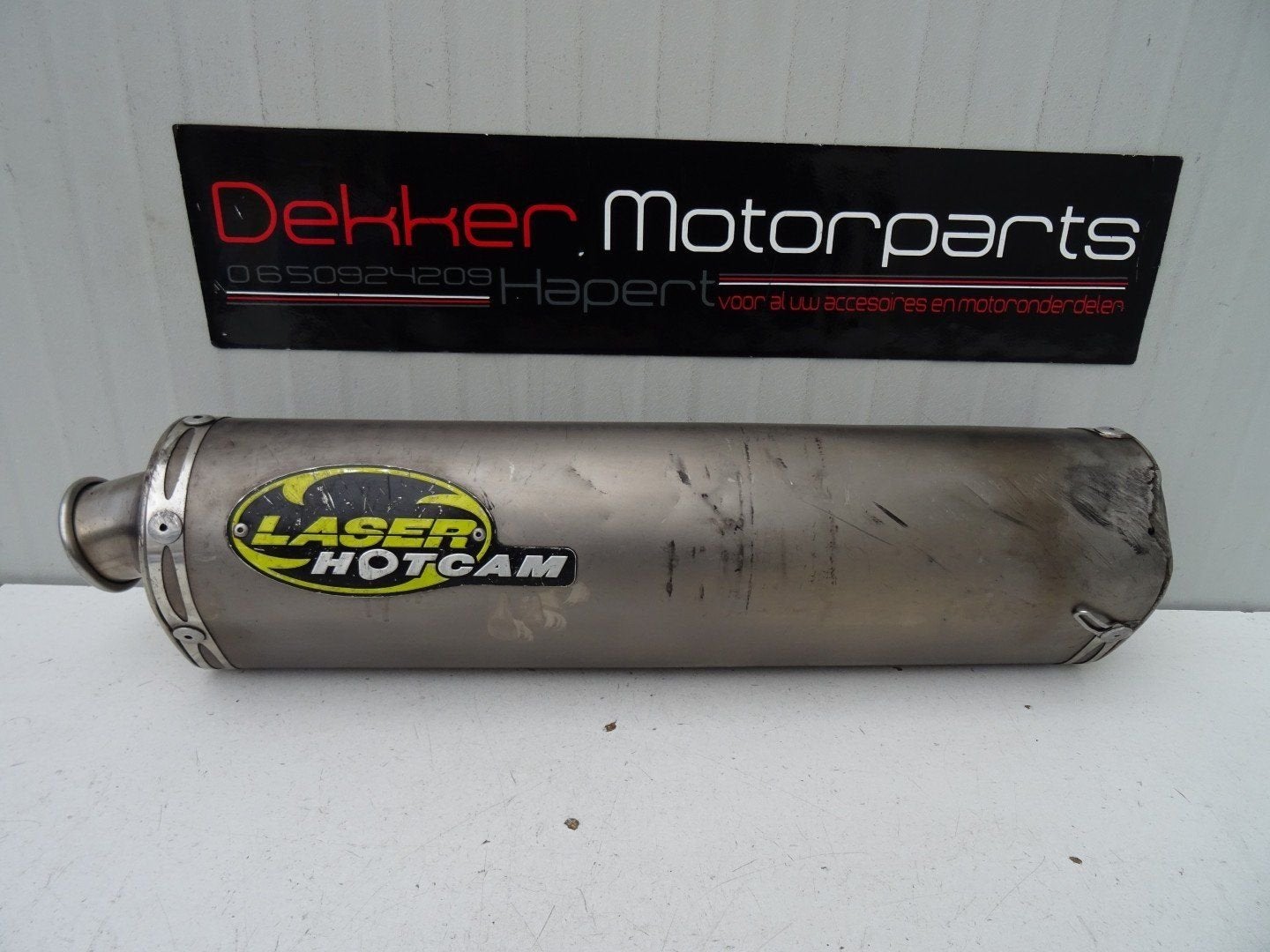 Laser Hotcam Tita Sport Uitlaat Demper # Universeel 61mm, Gebruikt, -, -, Ophalen of Verzenden