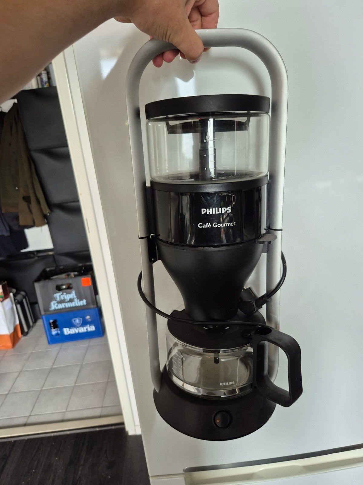 Philips Café Gourmet Koffiezetapparaat - Zwart, 10 kopjes of meer, Ophalen of Verzenden, Koffiemachine
