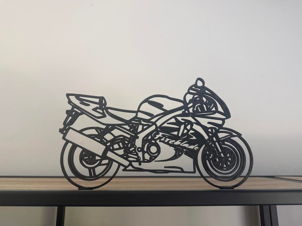 Honda CBR900RR Fireblade 1998 motor decoratie, Ophalen of Verzenden