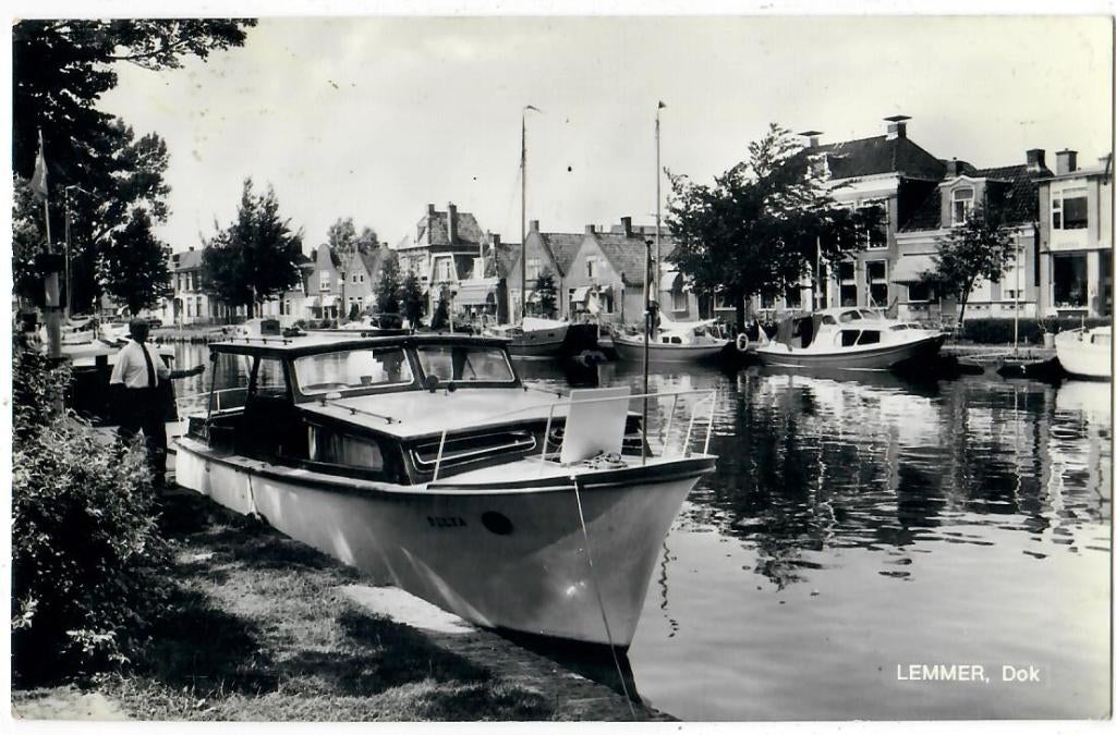 Lemmer - Dok, Verzenden, 1960 tot 1980, Gelopen, Friesland