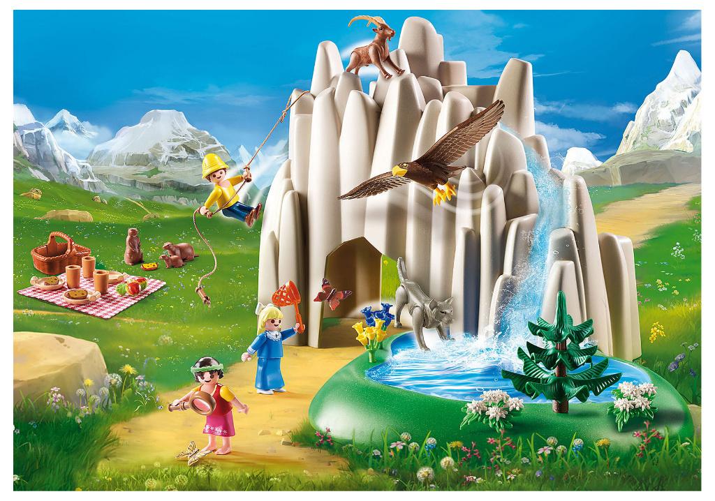 PLAYMOBIL 70254 Heidi bij het Bergmeer 74 delig, Ophalen of Verzenden, Nieuw